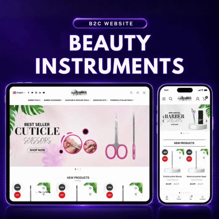 B2C eCommerce Website