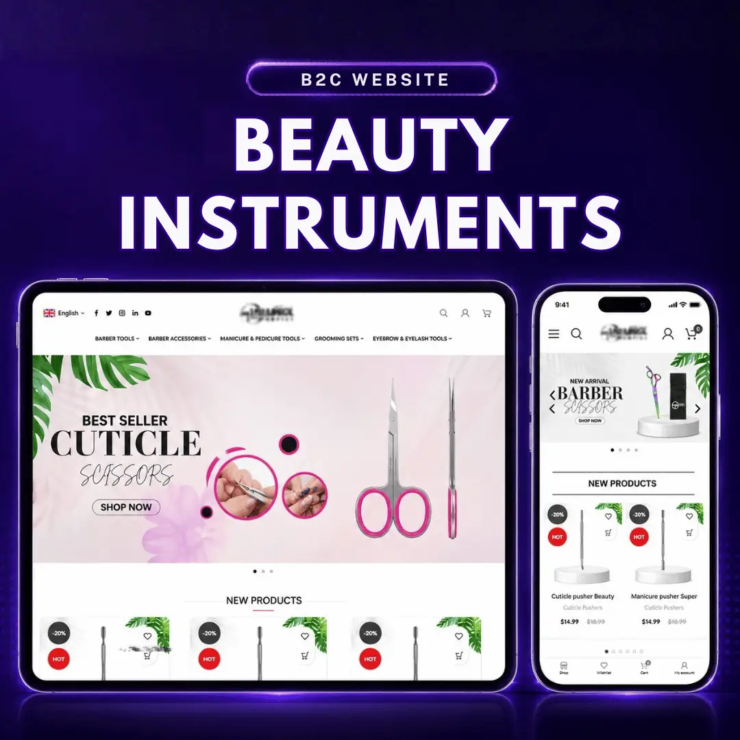 B2C eCommerce Website